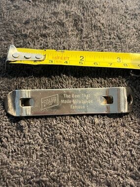 Schlitz Vintage Metal Bottle Opener - Silver